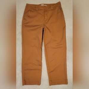 Final SALE ☆ A New Day Mustard Jeans high rise straight wide leg 10